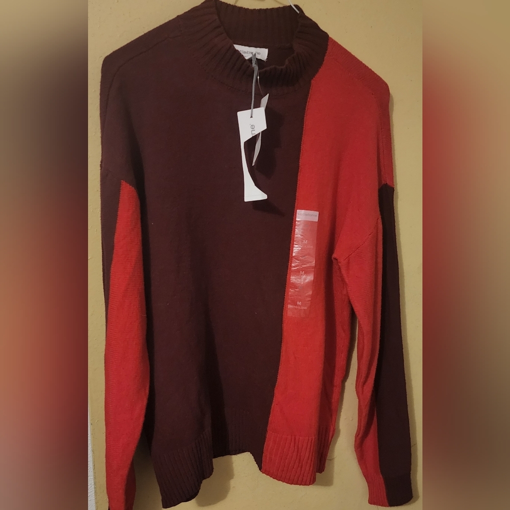 Burgundy And Red Sweater